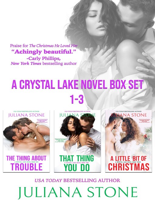 Title details for A Crystal Lake Novel Boxed Set 1-3 by Juliana Stone - Wait list